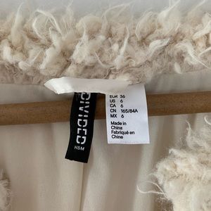 H&M Sweaters - H&M Faux Fur Cardigan H&M Sweaters - H&M Faux Fur Cardigan